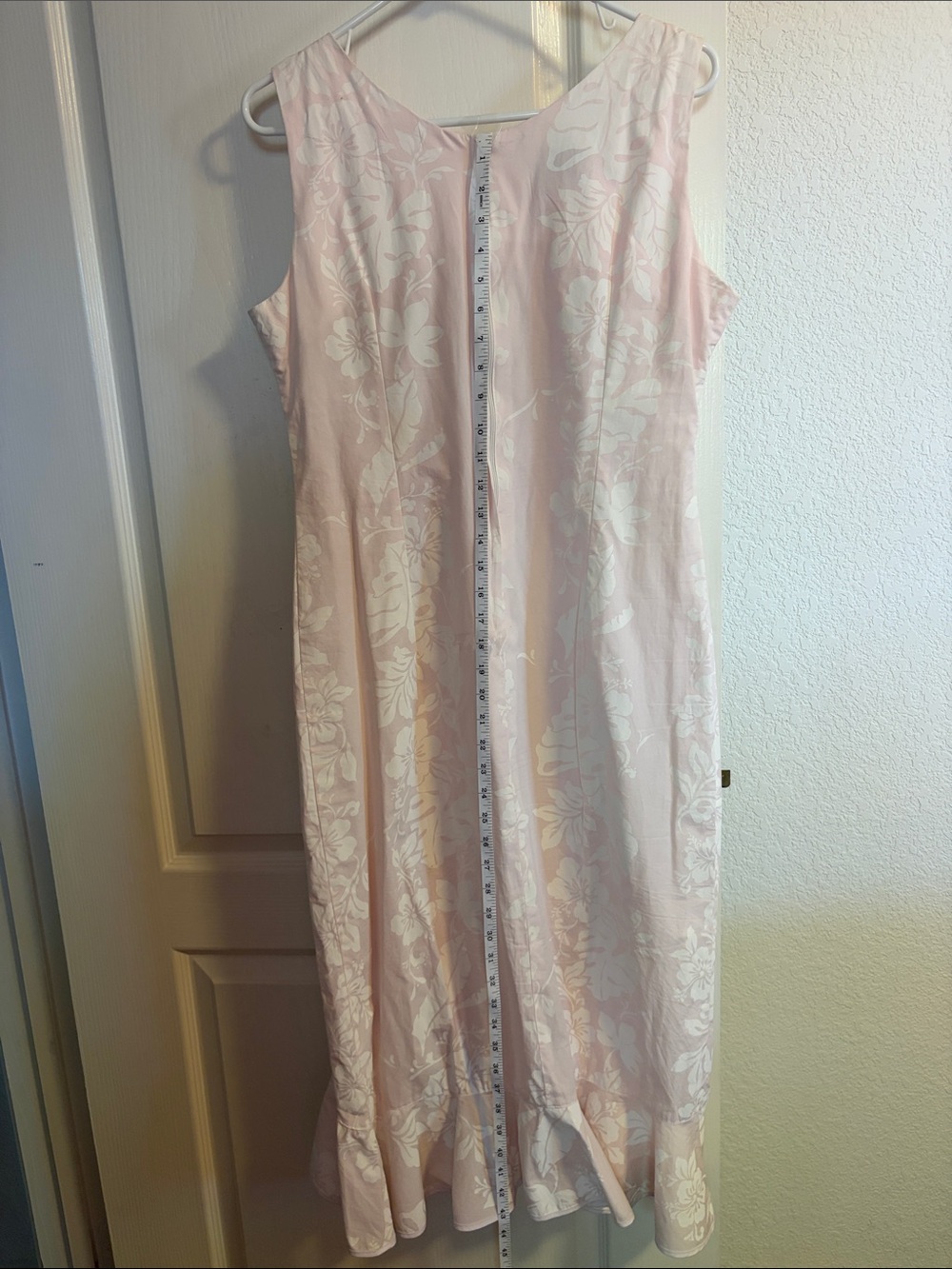 Sleeveless Pink Floral High-Low Dress - Picture 6 of 6